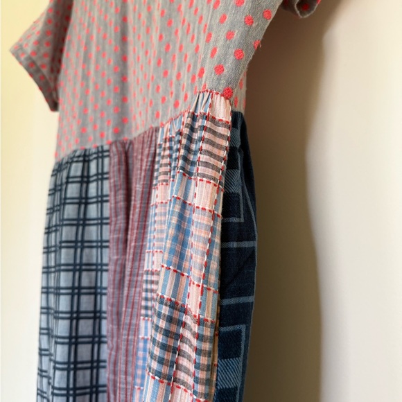 Ace & Jig Colorful Checkered Midi Dress - Picture 2 of 8